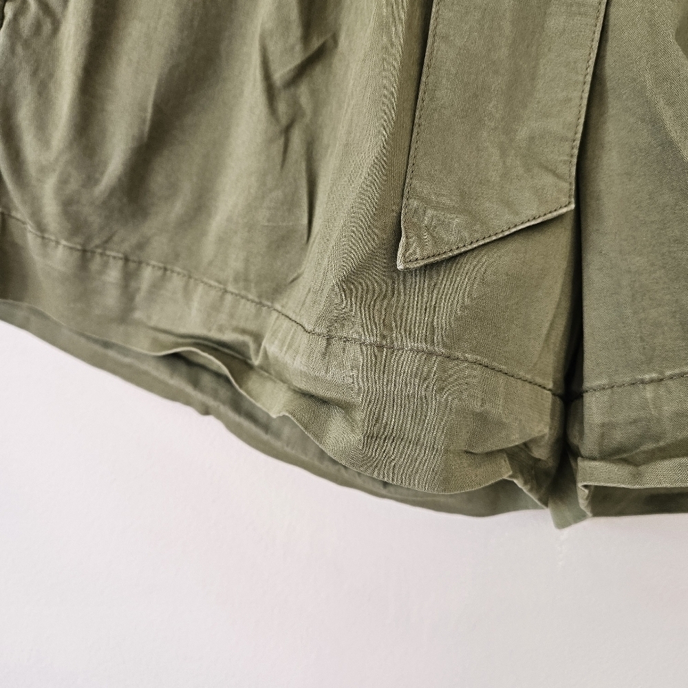 Alex Mill Olive Green Cotton Expedition Shorts - Picture 6 of 13
